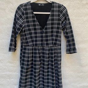 Zara Plaid Work Dress